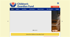 Desktop Screenshot of childrensguardianfund.org